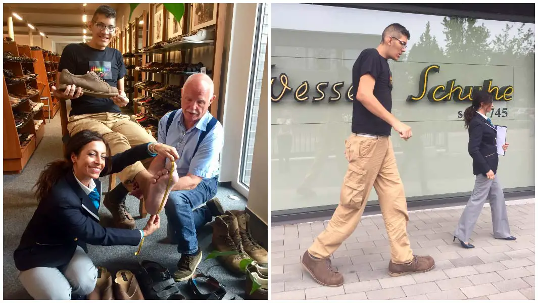 Largest feet header collage