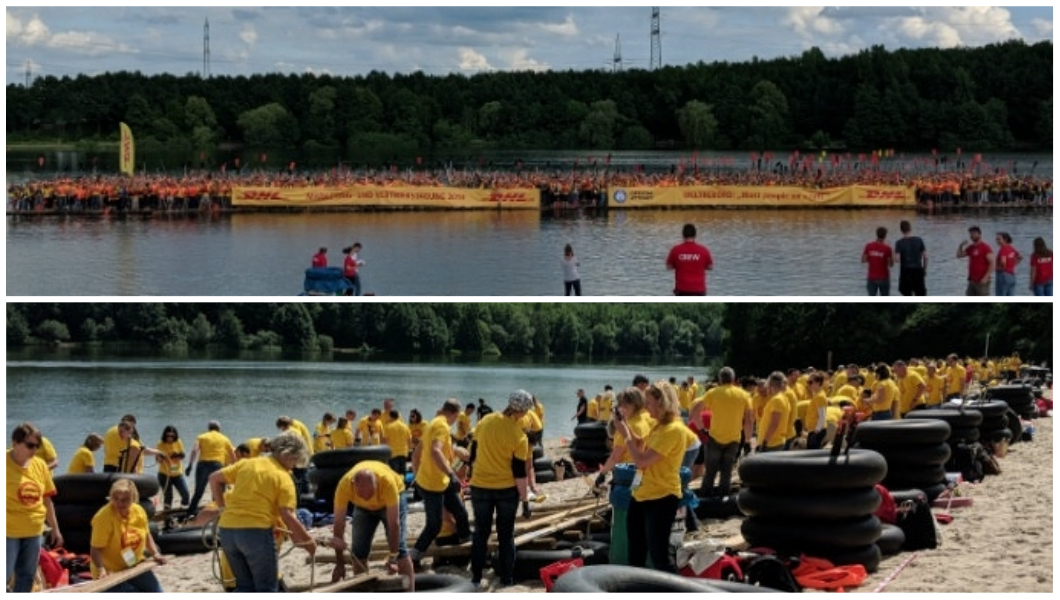 DHL-raft-building