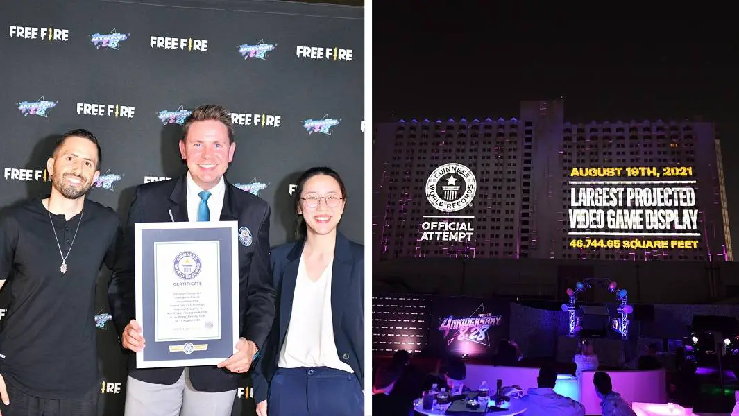 Certificate shot after record achievement